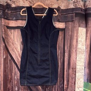 VENUS Dark Blue Denim Dress